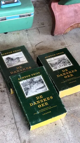 A Collection of De Danske Oer Books by Achten Friis