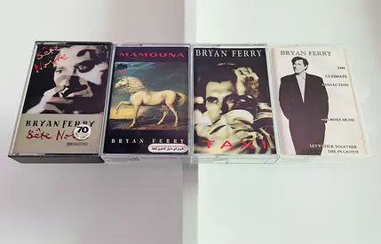 4 Bryan Ferry Music Cassettes
