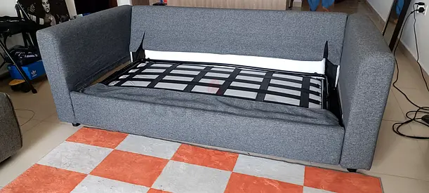Ikea vimle gunnared dark Sofa bed with mattress