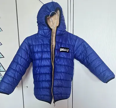 Blue puffer jacket for kids