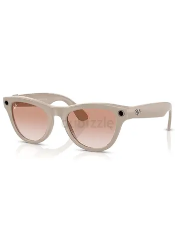 RAY-BAN SKYLER RW4010 CHALKY GREY / CINNAMON LENSES PINK 670013-52