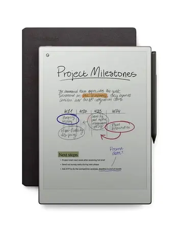 Remarkable 11.8-Inch Color Digital Tablet with Marker Plus And Mosaic Basalt book Folio