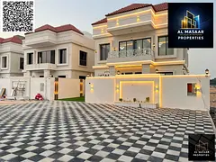 A luxurious classic villa opposite a mosque, with a rooftop terrace, available for immediate occupan