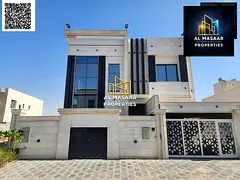 Villa for rent in Al Yasmin, two floors and a roof, 6 master bedrooms, in a prime location, ready to