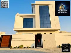 Modern corner villa on two streets, two floors, roof, garden, and internal elevator. Price includes