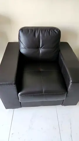 Leather Black Sofa