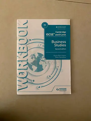 Cambridge IGCSE Business Studies Workbook