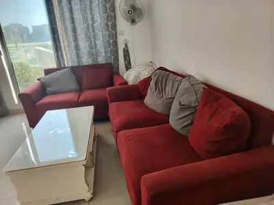 Comfortable and Stylish 3+2 Sofa with Coffee Table
