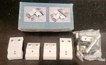 Brand New Cabinet Door Hinges - Complete Set