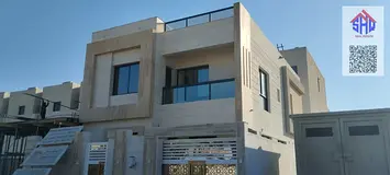 Townhouse for rent in Al Bahia area, five master bedrooms, living room, and laundry room.