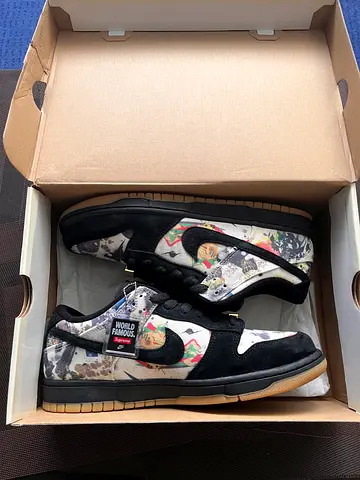 Nike sb dunk supreme rammellzee Sz US10