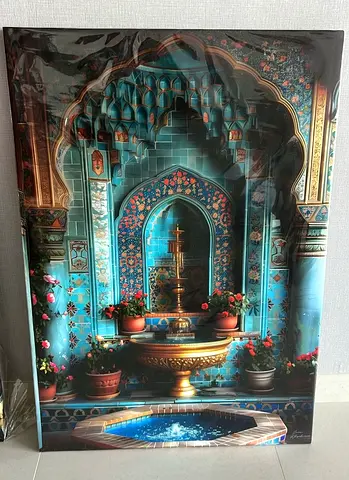 Beautiful Persian Architectural Art - 70x100 print on high quality Canva