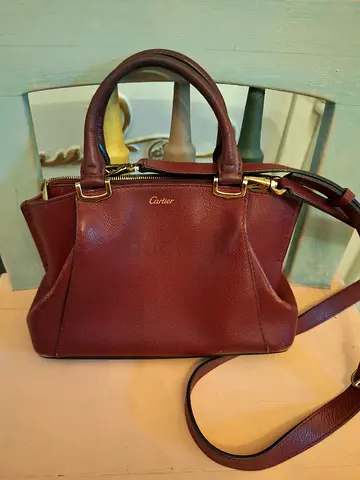 Authentic Cartier hand bag