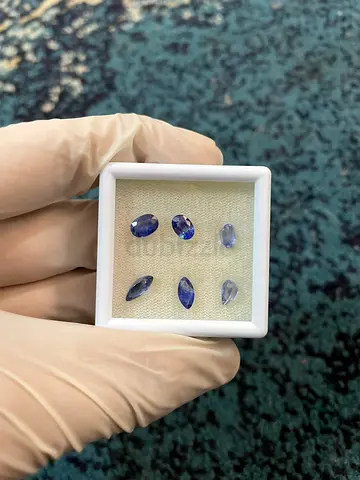 Blue sapphires for sale.