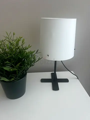 Modern White Table Lamp with Minimalistic Design