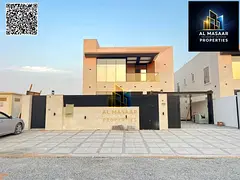 Modern design villa with a large area behind Ajman Academy, price includes air conditioning and is n