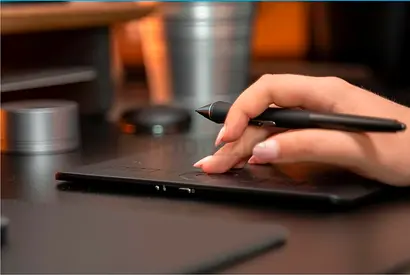 Large Wacom Drawing Tablet with Accessories