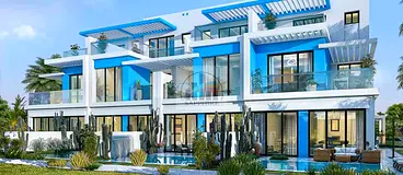 Experience luxury waterfront living | 5 Bedroom Villa for Rent | Santorini | DAMAC Lagoons