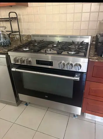 Beko New Model Top 6 Burner Gas Electric Oven Cooker Stove 90x60cm