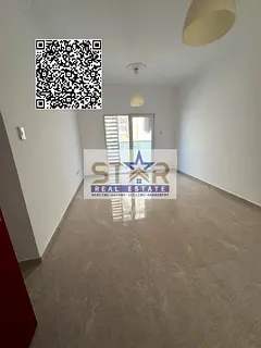 1bhk apartments for annual rent opposite the National School and Al-Aqsa School (large spaces - supe