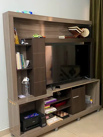 Modern Entertainment Center with Storage
