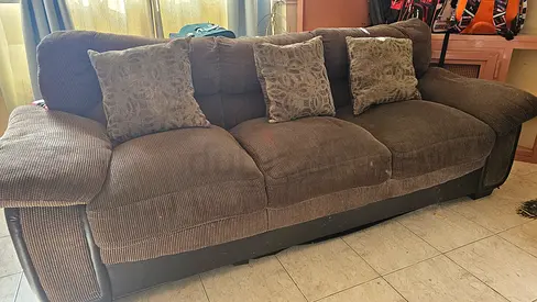 Sofa 7 seater. Need refurbishing