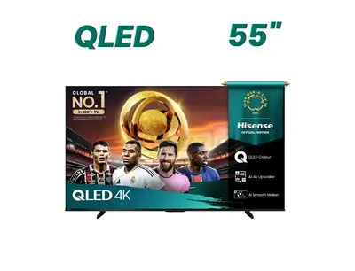 Box piece 55 inch Hisense qled tv for sale