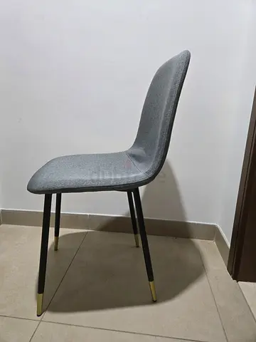 2 Stylish Grey Chairs for Sale