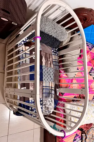 Stylish Baby Crib with Comfortable Bedding