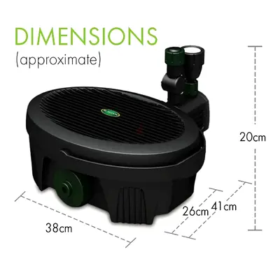 Blagdon 3000 Submergible under water pond filter (with pump, UV light  3 fountain heads)