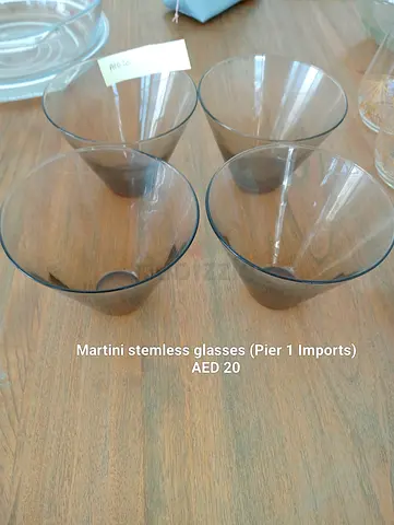 Martini Glasses - Stemless (Set of 4)