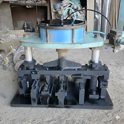 Pneumatic Aluminum profile punching machine for lock , handle cylinder