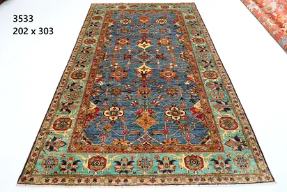 Price Negotiable ! 2x3m afghan handmade carpet oriental rug living room carpet