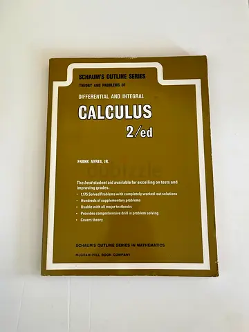 Schaums Outline Series: Differential and Integral Calculus 2nd Edition