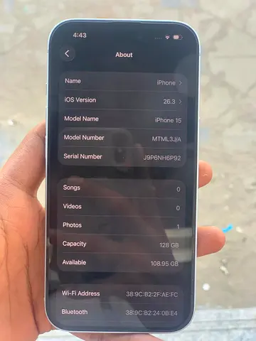 Used apple i phone 15