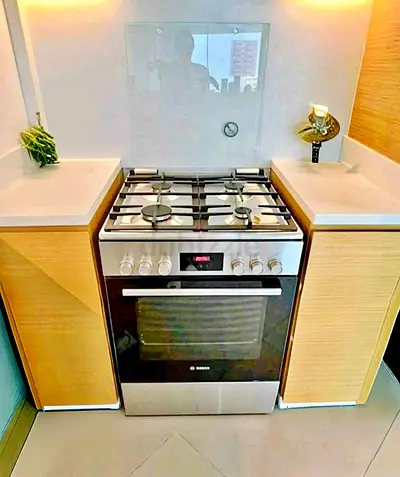 Bosch 4-Burner Dual Fuel Cooker – 60 cm | Top Gas with Electric Oven