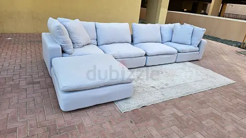 Looks great Condition The Loom Collection Sofa with footstool