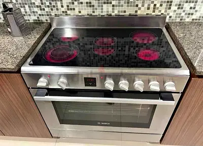 Brand BOSCH 5 Eyes Full Electric Ceramic Cooker Range Size