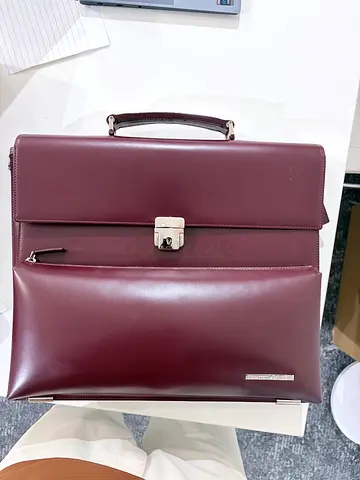 Elegant Maroon Briefcase for Professionals