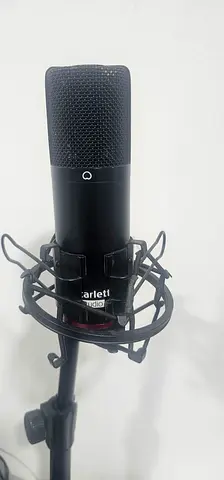 Focusrite with Scarlett Studio Microphone - Ideal for Recording and Streaming