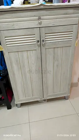 Charming Vintage-Style Shoe Cabinet for Sale