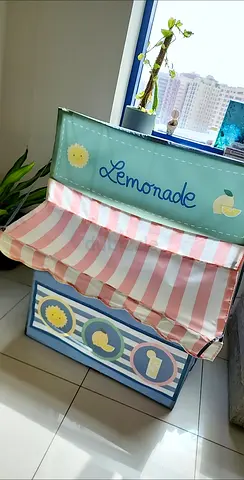 Lemonade store stand Play tent learning educational children pastel kitchen play set montessori kids