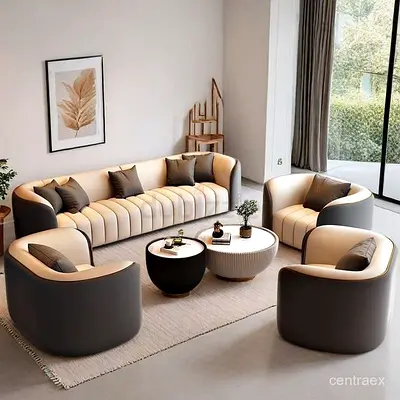 Luxury sofa set design