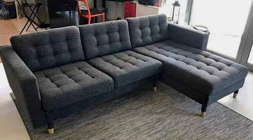 Ikea landskrona l shape sofa dark grey Color