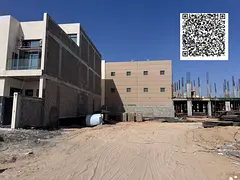 Land for sale in Ajman, Al Tallah 2 area. Residential villas. Directly opposite Al Hikma School. Beh