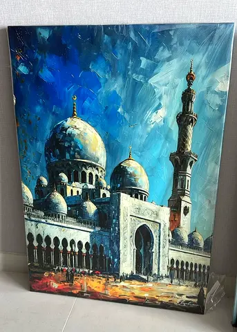 Sheikh Zayed Grand Mosque - Stunning Art Piece 70x100 print on High Quality Canva