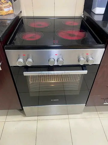 Bosch Electric Cooker 4 Burner 60 Cm Latest Model Oven With Fan