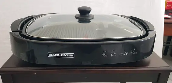 Flat grill machine