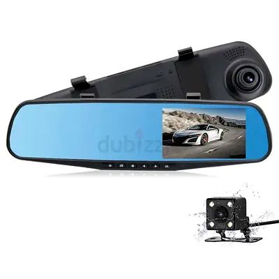 7 inch CAR DRiving Recorder and parking assist with dual camera