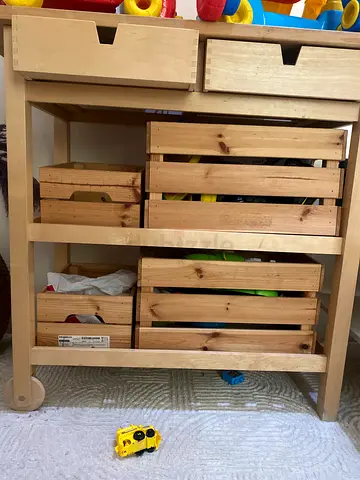 ikea Charming Wooden Storage Rack